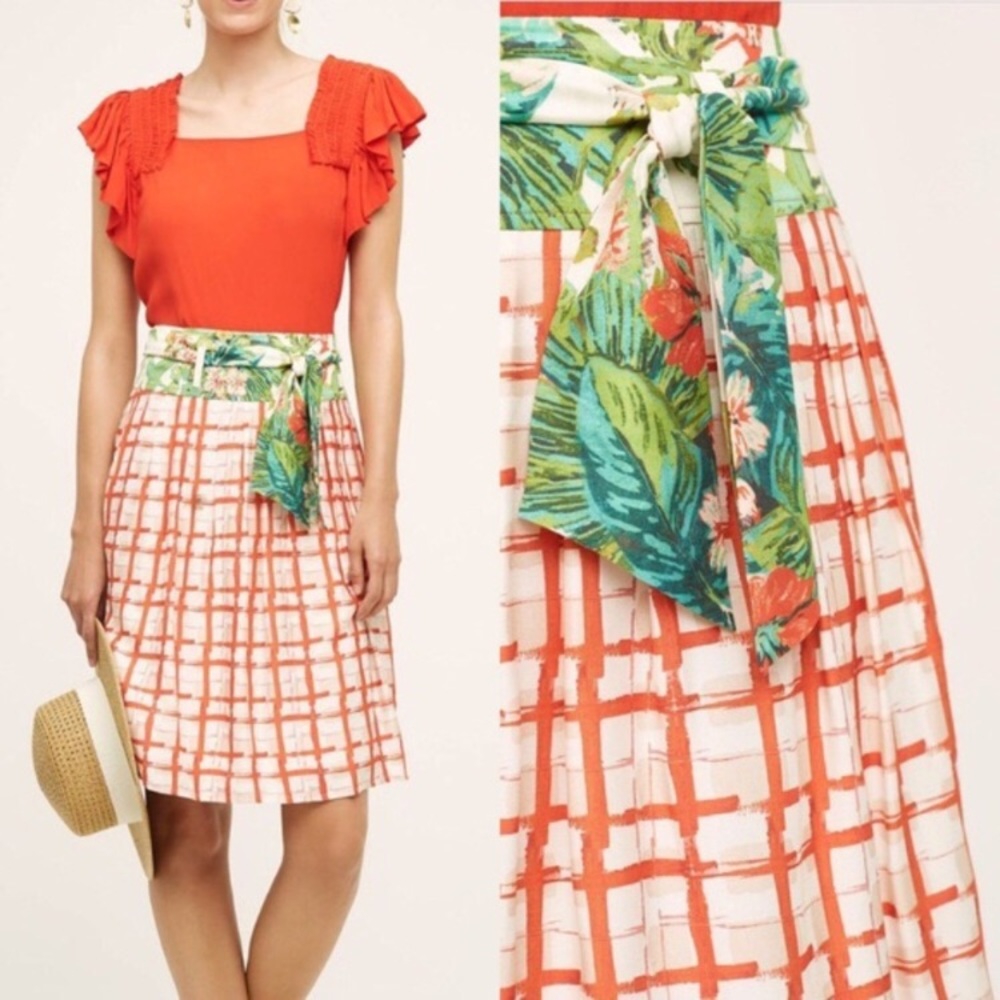 Anthropologie Maeve Country Fair Skirt